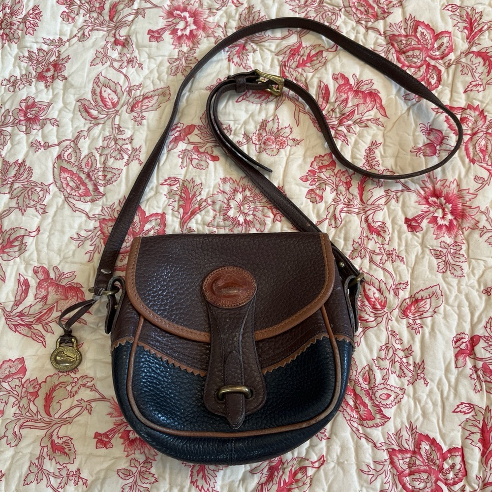 Dooney & Bourke Two-Tone Leather Crossbody Bag
